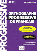 Orthographe progressif inter. 3e.éd. A2/B1