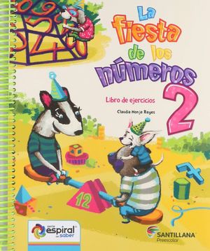 La fiesta de los números 2. Libro de ejercicios. ED18