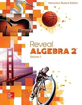 REVEAL ALGEBRA 2 INT STUDENT EDITION VOL 1