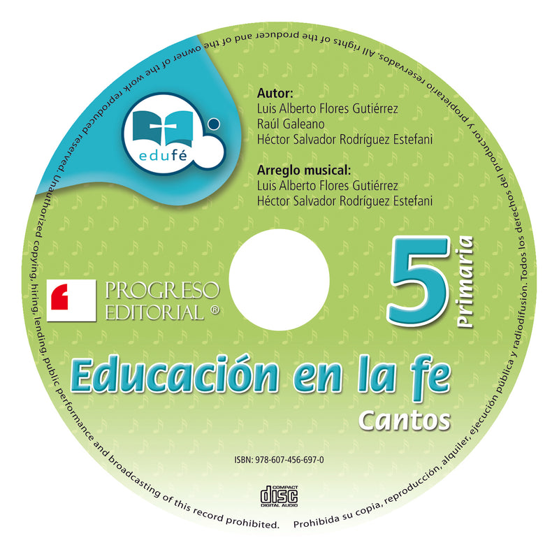 EDUCACIÓN EN LA FE 5° CD MULTIMEDIA Primaria