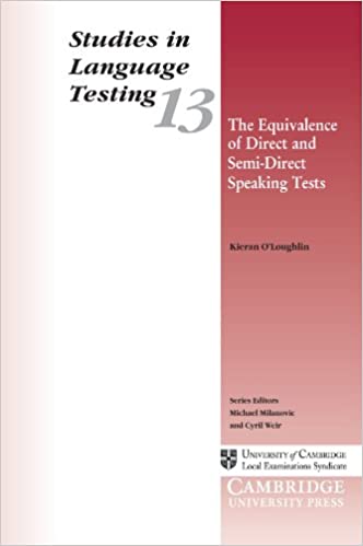 The equivalence of direct and semi-direct speaking tests
