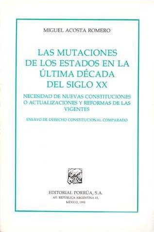 Mutaciones de los estados en la última década del siglo XX