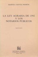 La ley agraria de 1992 y los notarios públicos