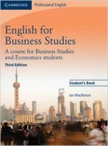English for Business Studies 3ed Student's Book