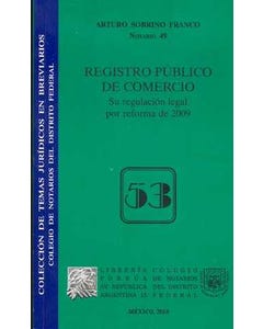 Registro público de comercio su regulación legal de 2009