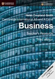 Cambridge International AS and A 3ed Business Teacher's Resource CD-ROM