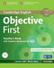 Objective First 4ed Teacher's Book with Teacher's Resources Audio CD/CD-ROM