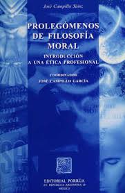 Prolegómenos de filosofía moral: introducción a una ética Profesional