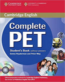 Complete PET Student's Book without Answers and CD-ROM