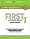 Cambridge English First for revised exam from 2015 Student's Book without answers 1