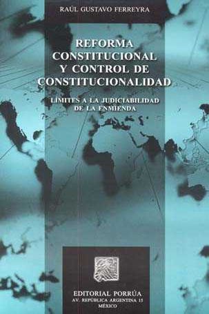 Reforma constitucional y control de constitucionalidad