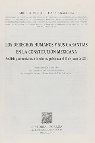 La Garantías Individuales En México (Adenda)