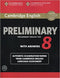 Cambridge English Preliminary Student's Book Pack 8