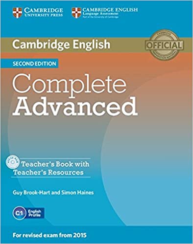 Complete Advanced 2ed Teacher's Book with Teacher's Resources Audio CD-ROM