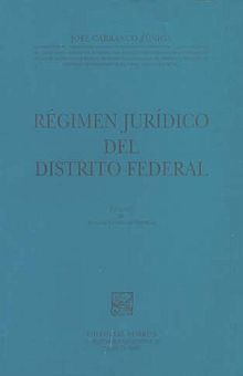 Régimen jurídico del Distrito Federal