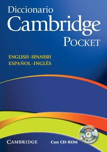Diccionario Bilingüe Cambridge Pocket Spanish - English Paperback with CD-Rom