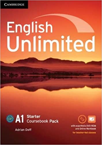 English Unlimited Coursebook with e-Portfolio and Online Workbook Pack Starter