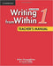 Writing from Within 2ed Teacher's Manual 1