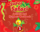 American English Super Safari Letters and Numbers Workbook 1