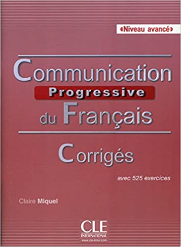 Communication Progr du francais Corrigés