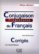 Conjugaison Progr du francais  A1 Corrigés