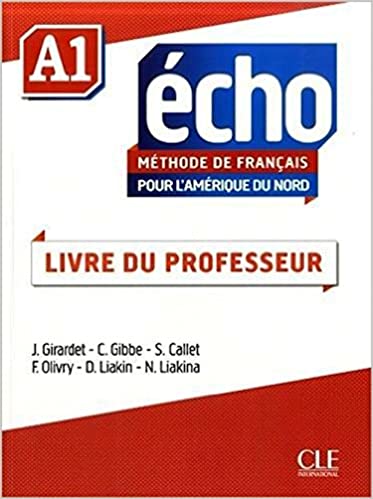 Echo A1 Guide pedagogique Amerique Du Nord + DVD