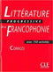 Litterature Progr de la francophonie Corrigés