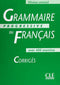 Grammaire Progr du Francais Corrigés