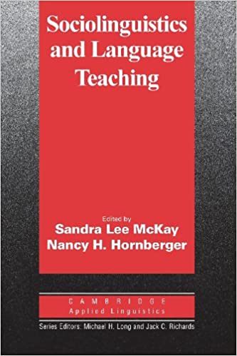 Sociolinguistics and Language Teaching