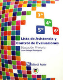 Lista de Asistencia y Control de Evaluaciones Educación Primaria 3º, 4º, 5° y 6