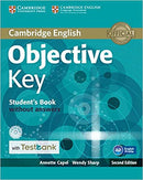 Objective Key 2ed Student's Book without Answers and CD-ROM with Testbank
