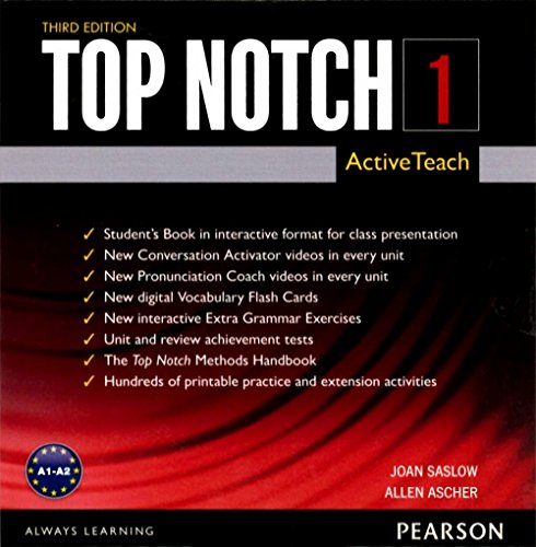 Top Notch, Third Edition Teacher's ActiveTeach Sofware Level 1