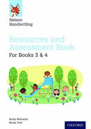 NELSON HANDWRITING RESOURCES AND ASSESSMENT BOOK FOR BOOKS 3 AND 4