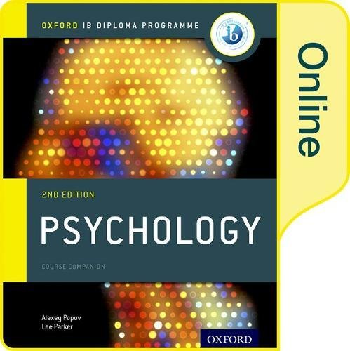 IB PSYCHOLOGY ONLINE COURSE BOOK 2E