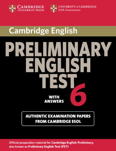 Cambridge PET Student's Book with Answers 6
