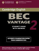 Cambridge BEC Vantage Student's Book with Answers 2