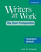 Writers at Work 2ed: The Short Composition Teacher's Manual