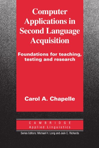 Computer Applications in Second Language Acquisition