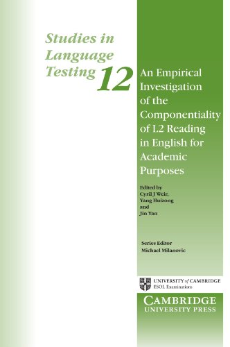 An Empirical Investigation of the Componentiality of L2 Reading in English
