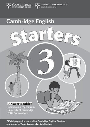 Cambridge Young Learners English Test Starters 2ed Answer Booklet 3