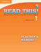 Read This! Teacher's Manual with Audio CD 1