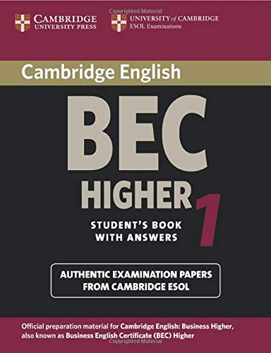 Cambridge BEC Higher Student's Book with Answers 1