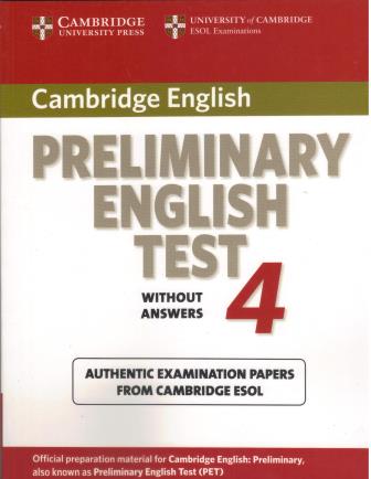 Cambridge PET Student's Book 4