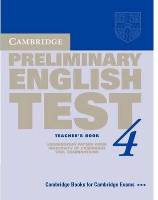 Cambridge PET Teacher's Book 4