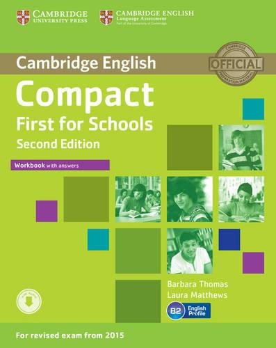 Compact First for Schools 2ed Workbook with Answers and Audio