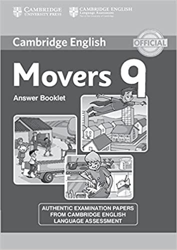 Cambridge Young Learners English Test Movers Answer Booklet 9