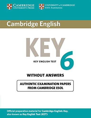 Cambridge English Key Student's Book without Answers 6