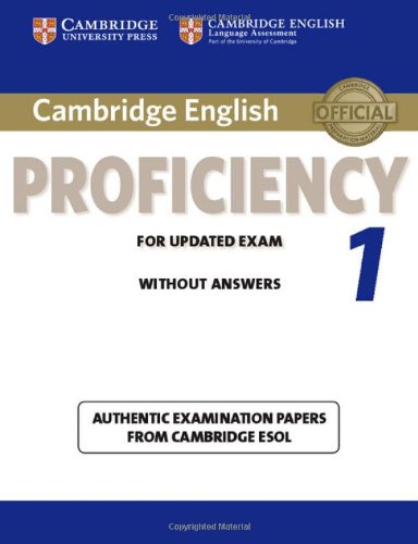 Cambridge English Proficiency for Updated Exam Student's Book without Answers 1