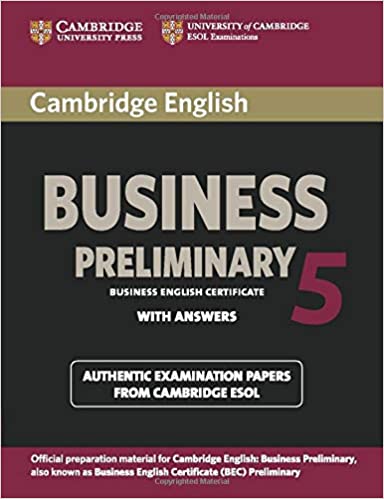 Cambridge English Business Student's Book with Answers Preliminary 5