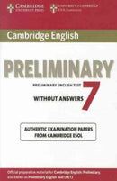 Cambridge English Preliminary Student's Book without Answers 7